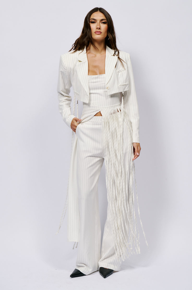 Full View Over The Top Cropped Blazer