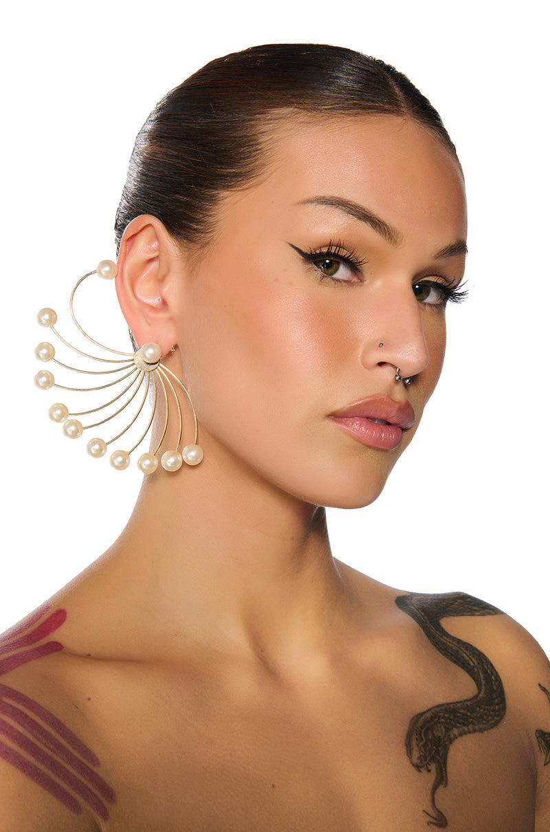 Front View Over The Top Ear Cuff Set 4