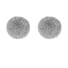 Side View Oversized Bling Stud Earring