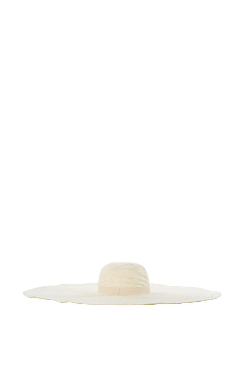 Side View Oversized Sun Hat