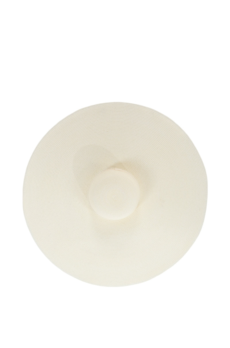 Back View Oversized Sun Hat