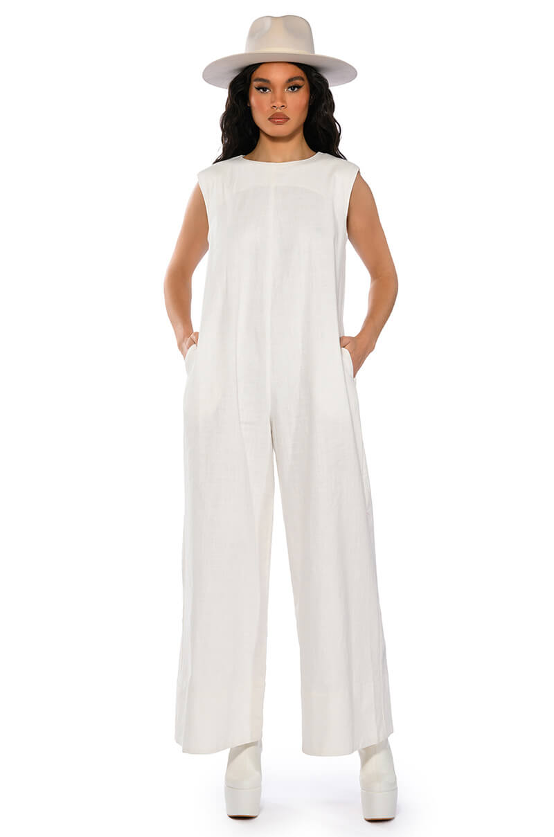 Side View Paint The Town Wide Leg Jumpsuit