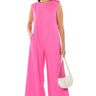 Front View Paint The Town Wide Leg Jumpsuit