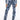 Front View Painted Tattoo Straight Leg Denim