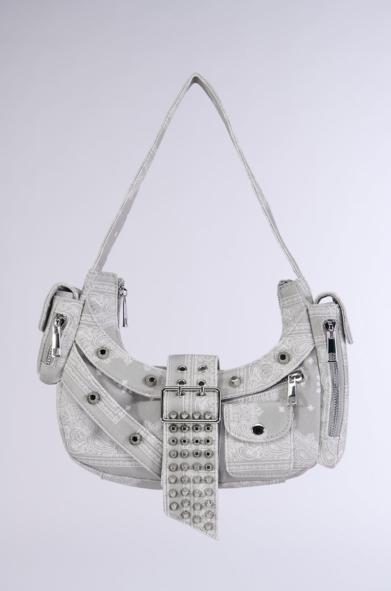 Side View Paisley Princess Purse