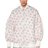 Front View Palace Drive Floral Oversized Bomber