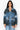 Side View Palm Dreams Oversized Denim Jacket
