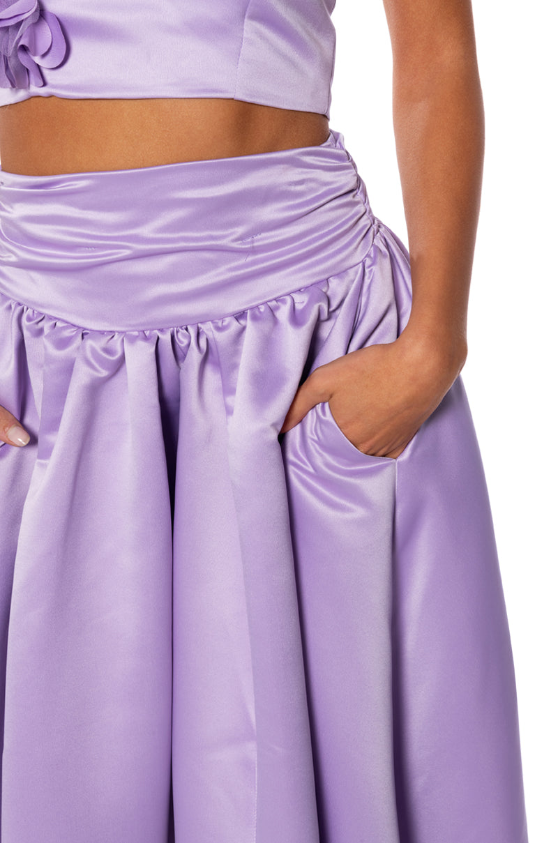 Extra View Pansy Garden Maxi Skirt 5