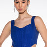 Front View Paparazzi Rhinestone Corset
