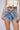 Full View Paper Bag Wrap Belt Denim Short