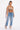 Side View Paradise Mom Jeans With Rhinestone Back Pocket