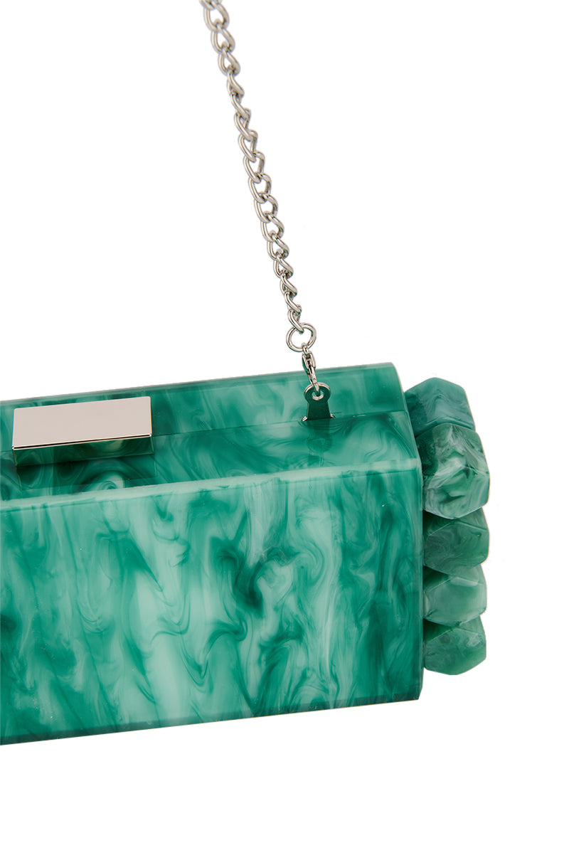 Full View Paradiso Acrylic Clutch