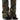 Front View Parallel Camo Fold Over Stiletto Boot