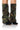 Front View Parallel Camo Fold Over Stiletto Boot