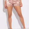 Front View Passione Satin Shorts