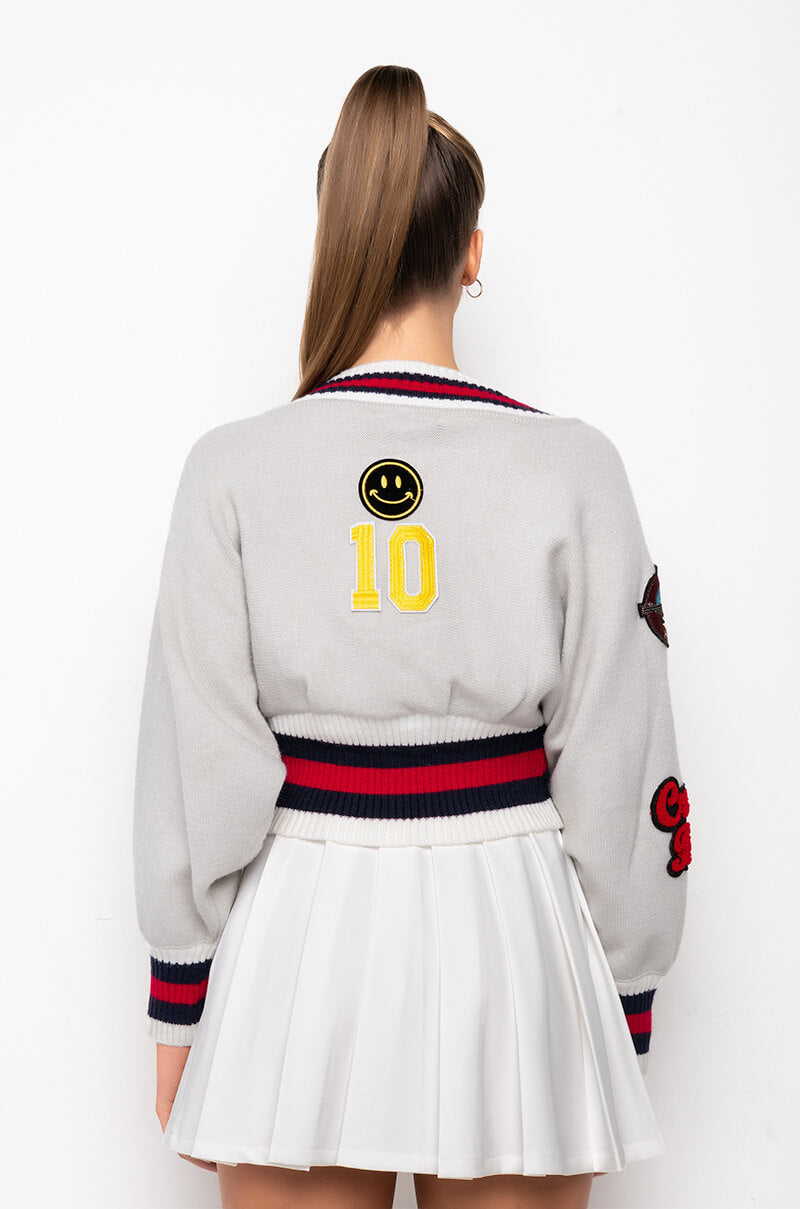 Extra View Patches On Patches Sweater