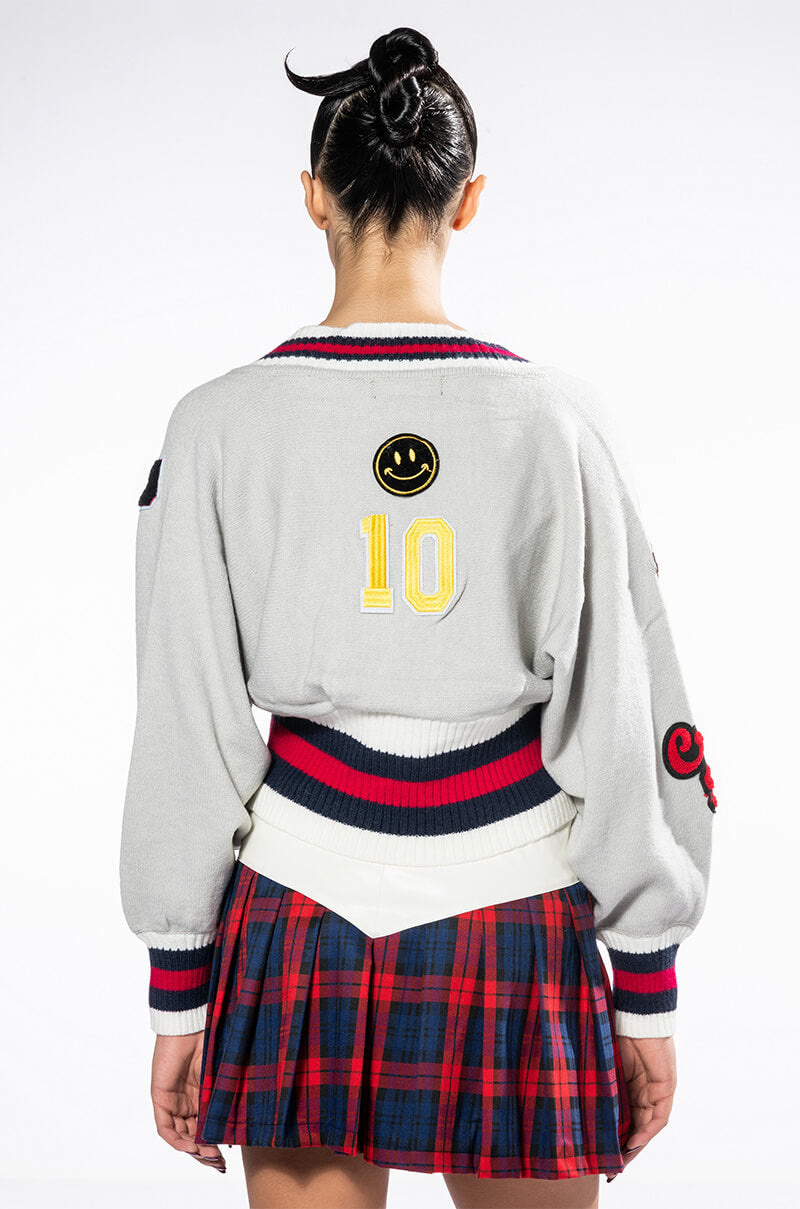 Extra View Patches On Patches Sweater