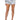Front View Patchwork Shades Of Grey Faux Leather Shorts