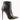 side view of Stiletto Heel Ankle Boot in Black