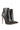 Front View of Stiletto Heel Ankle Boot in Black