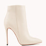 side view Stiletto Heel Ankle Boot in Nude 