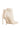 back view Stiletto Heel Ankle Boot in Nude 