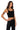 Side View Paxton Clara Square Neck Basic Crop Tank