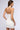 Back View Paxton Disco Halter Neck Mini Dress In White