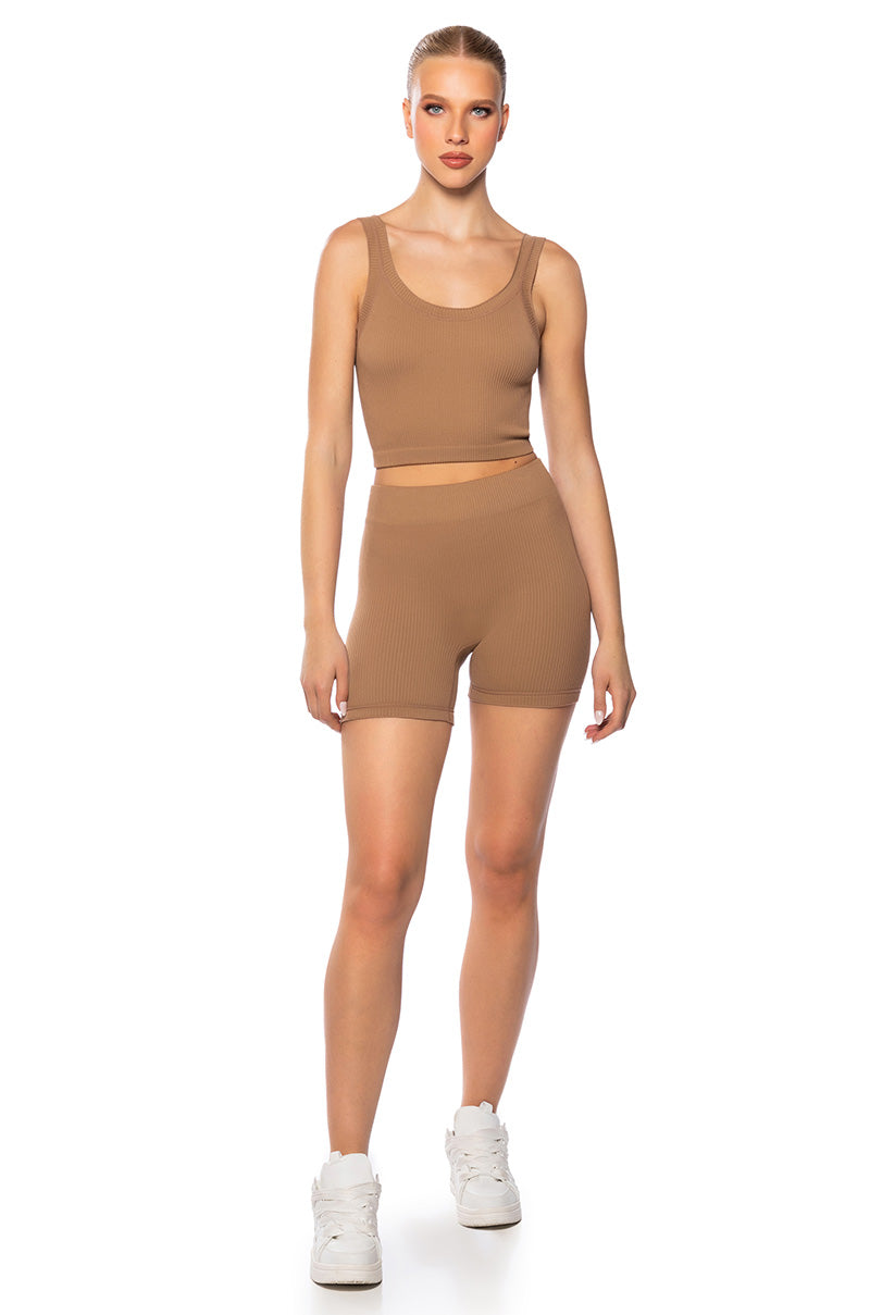 Back View Paxton Lisa Hi Rise Biker Short