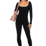 Front View Paxton Long Sleeve Catsuit