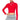 Front View Paxton Long Sleeve Ribbed Crop Sweater In Red