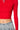 Extra View Paxton Long Sleeve Ribbed Crop Sweater In Red