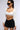 Side View Paxton Long Sleeve Yoga Cropped Ruched Shirt