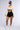 Extra View Paxton Long Sleeve Yoga Cropped Ruched Shirt