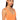 Front View Paxton Lucia Sleek Af Deep V Bodysuit In Orange