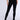 Front View Paxton Ribbed Cross Front Legging In Black