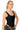 Side View Paxton Sami Scoop Sleeveless Bodysuit In Black