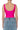 Full View Paxton Sami Scoop Sleeveless Bodysuit In Fuchsia