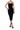 Side View Paxton Scoop Neck Sleeveless Midi Dress In Black