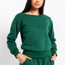 Front View Paxton See You Later Sweatshirt in Green