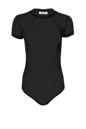 ★andar★ Performance Mesh Shirring Short Sleeve Net Lines Top Short Sleeves | Wolford United States