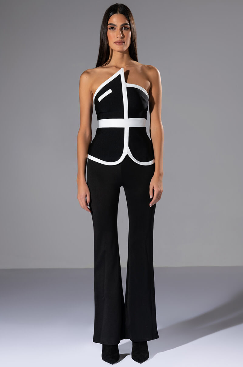 Back View Pay Attention Strapless Bandage Top 4