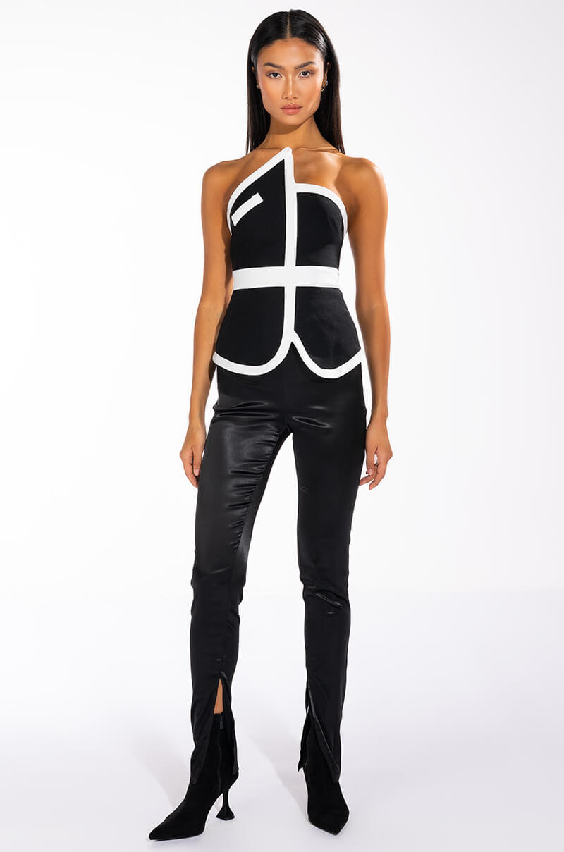 Extra View Pay Attention Strapless Bandage Top 13
