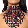 Front View Pay My Own Bills Statement Necklace