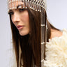 Front View Pearl Dreams Beaded Hat