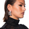 Front View Pearl Vision Hoop Earring