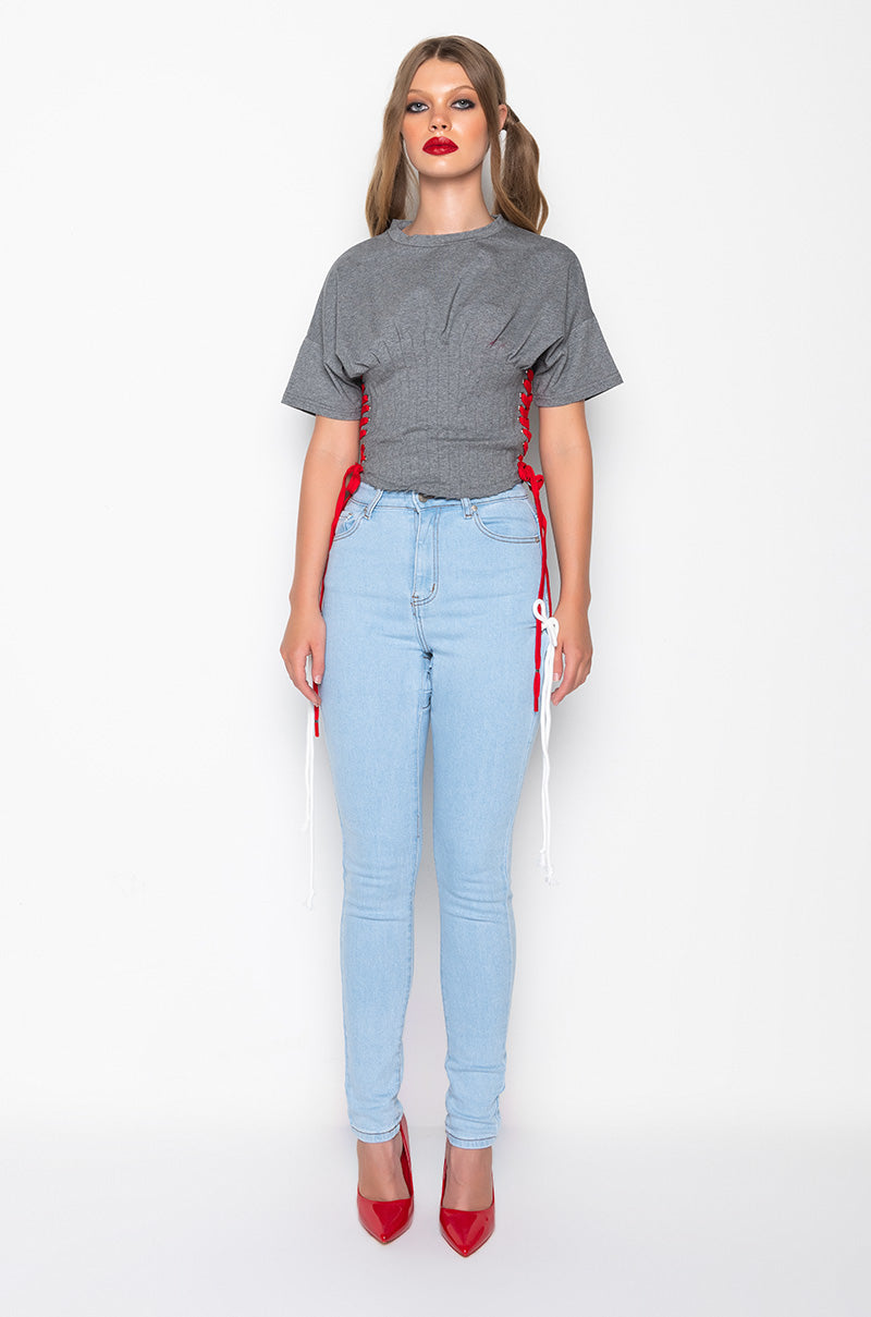 Full View Peek-a-booty Skinny Jeans 8