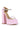 Back View Peggie Chunky Platform Sandal In Pink