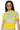 Front View Penelope Yellow Short Sleeve Top