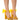 Front View Perfect Date Satin Bow Sandal In Yellow